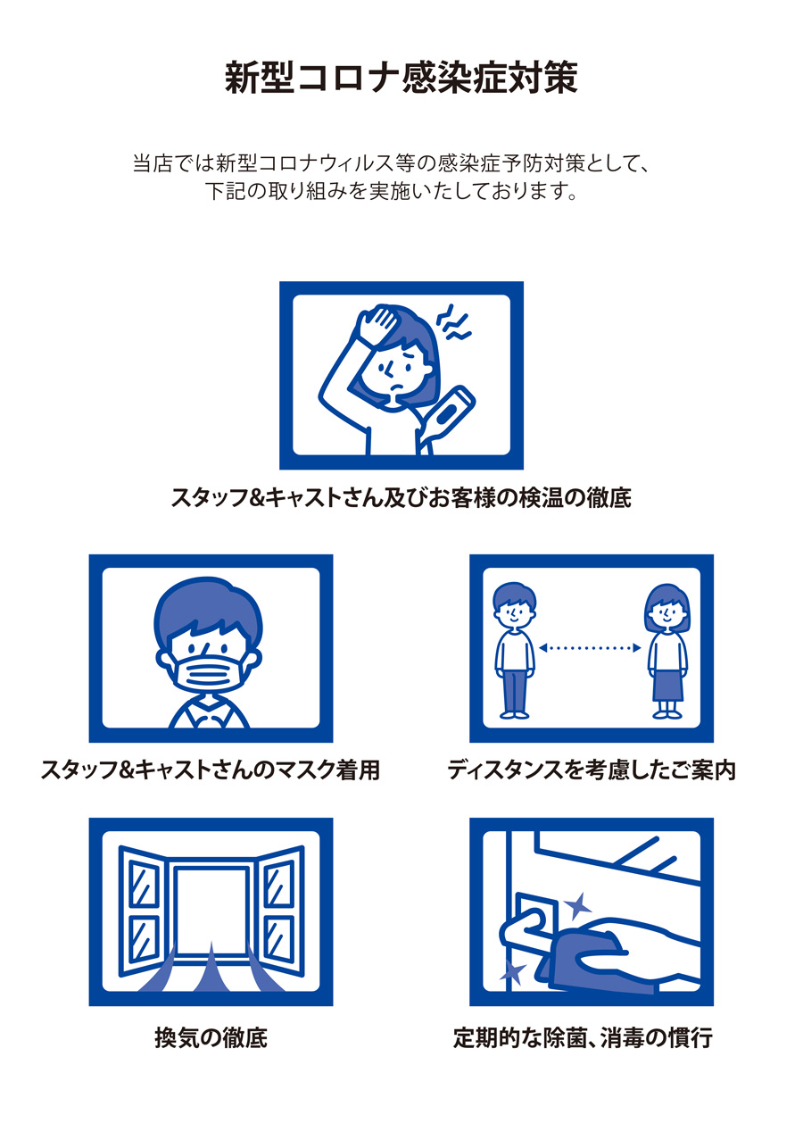 新型コロナ感染予防対策について